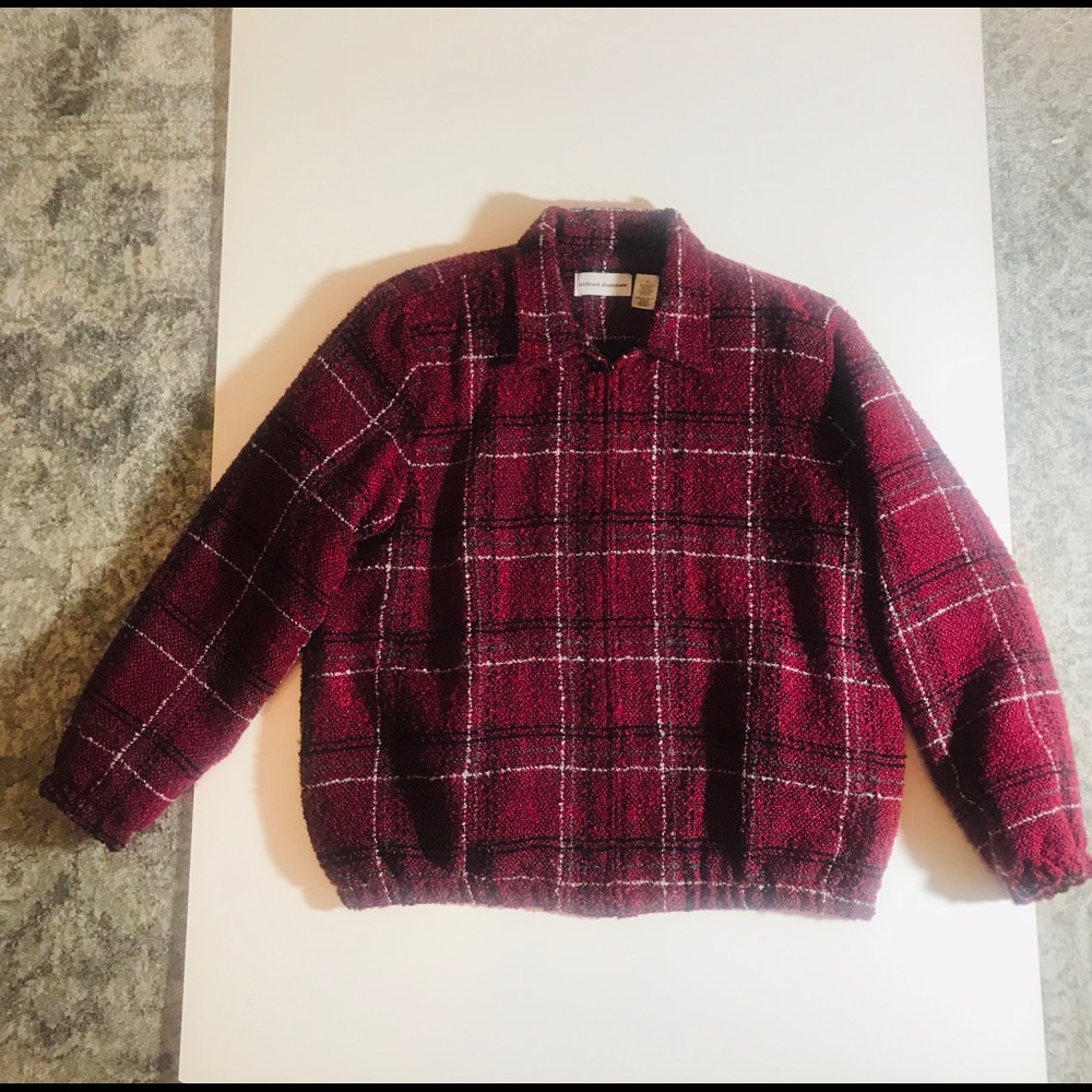 Alfred Dunner Zip Up Coat